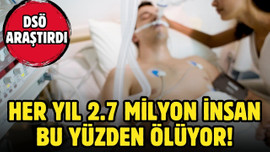 DSÖ araştırdı: her yıl 2.7 milyon insan ölüyor!