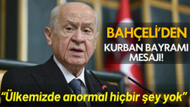 Devlet Bahçeli’den Kurban Bayramı Mesajı