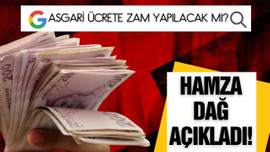 Asgari ücrete zam yapılacak mı? Hamza Dağ açıkladı