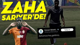 Zaha, Sarıyer'de sahada!