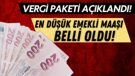 En düşük emekli maaşı belli oldu!