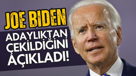 ABD Başkanı Joe Biden adaylıktan çekildi!