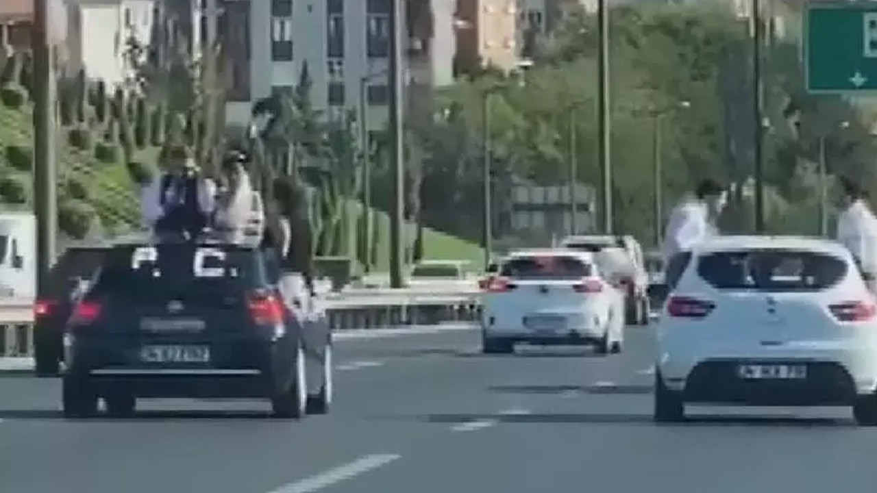 Trafikte camdan sarkarak dans eden kişilere ceza