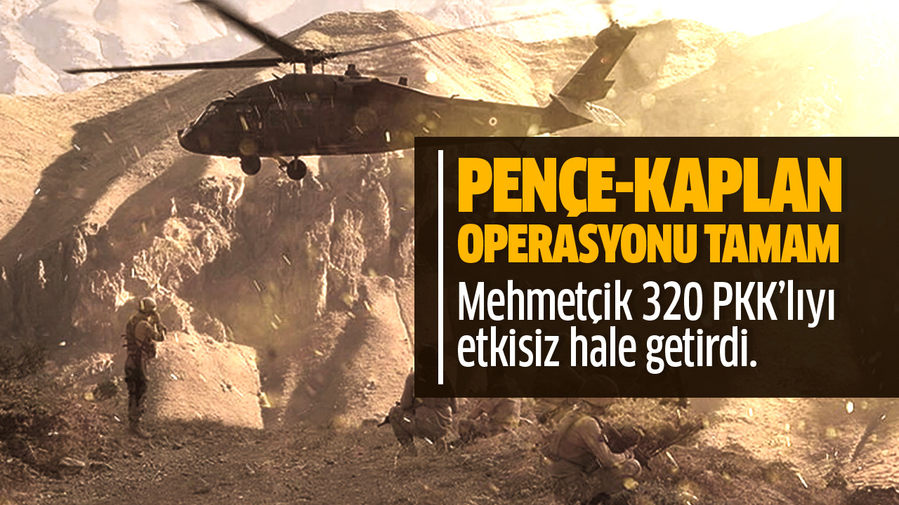 Mehmetçik 320 PKK'lıyı etkisiz hale getirdi
