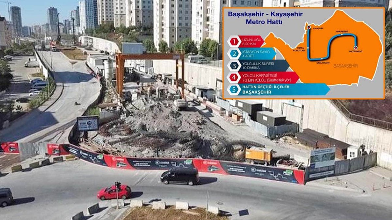 Başakşehir-Kayaşehir Metro Hattı el değiştirdi