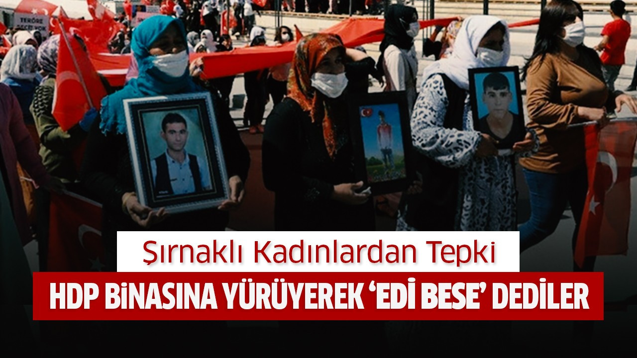 HDP binasına yürüyerek  ‘Edi bese’ dediler