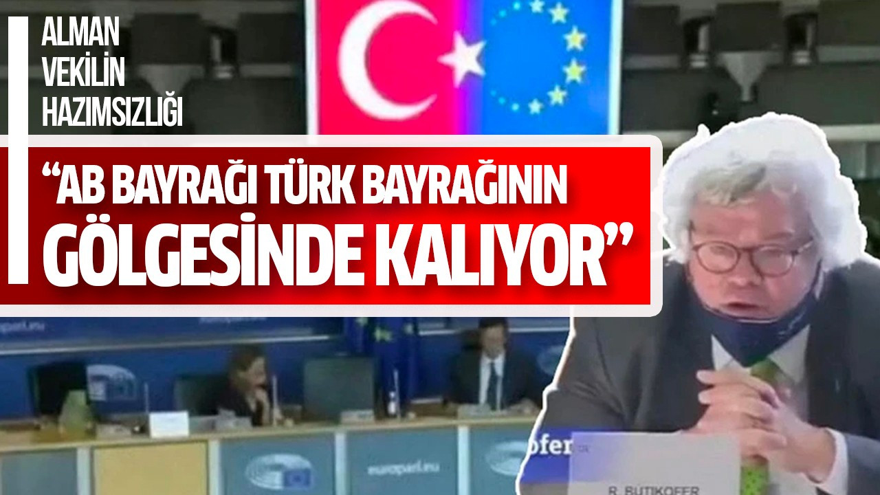 "AB bayrağı Türk bayrağının gölgesinde kalıyor"