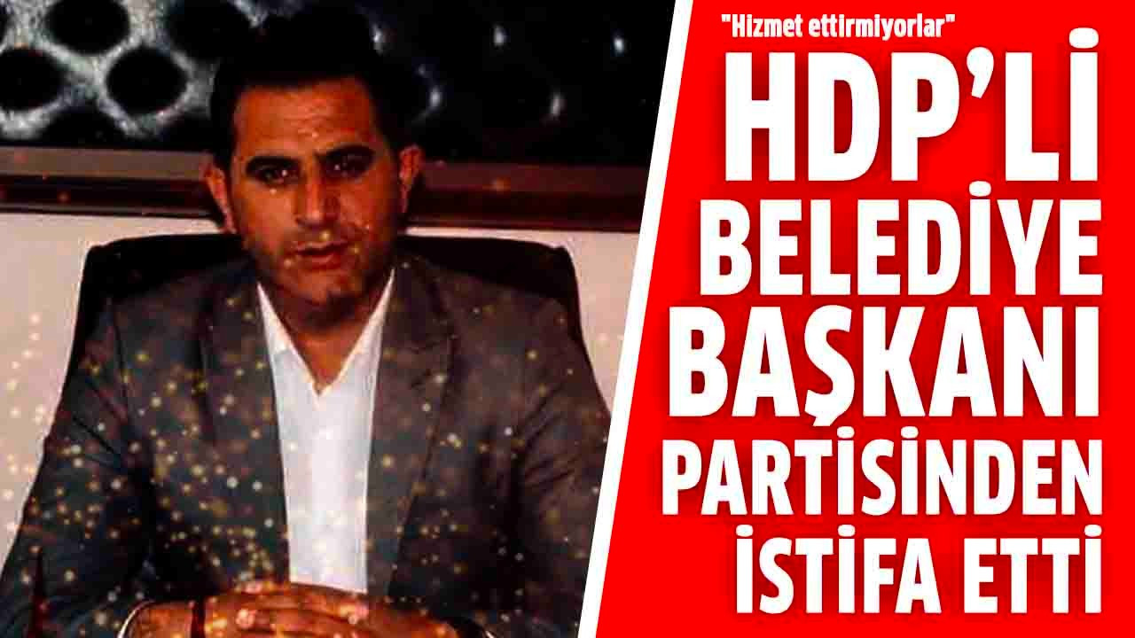 HDP'li belediye başkanı partisinden istifa etti