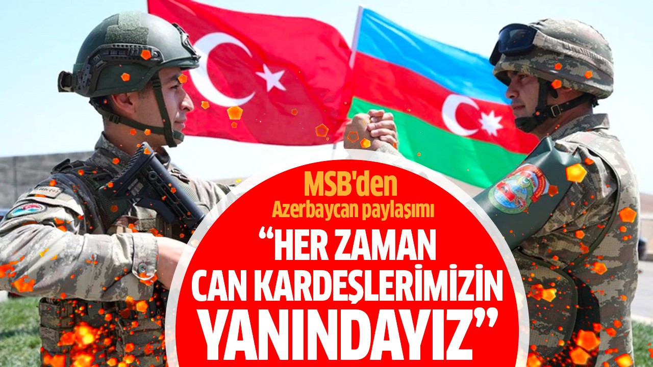 "Her zaman can kardeşlerimizin yanındayız"