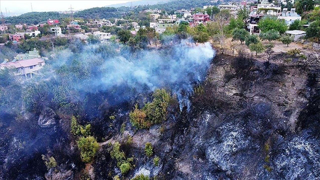 Hatay'daki orman yangınına müdahale sürüyor