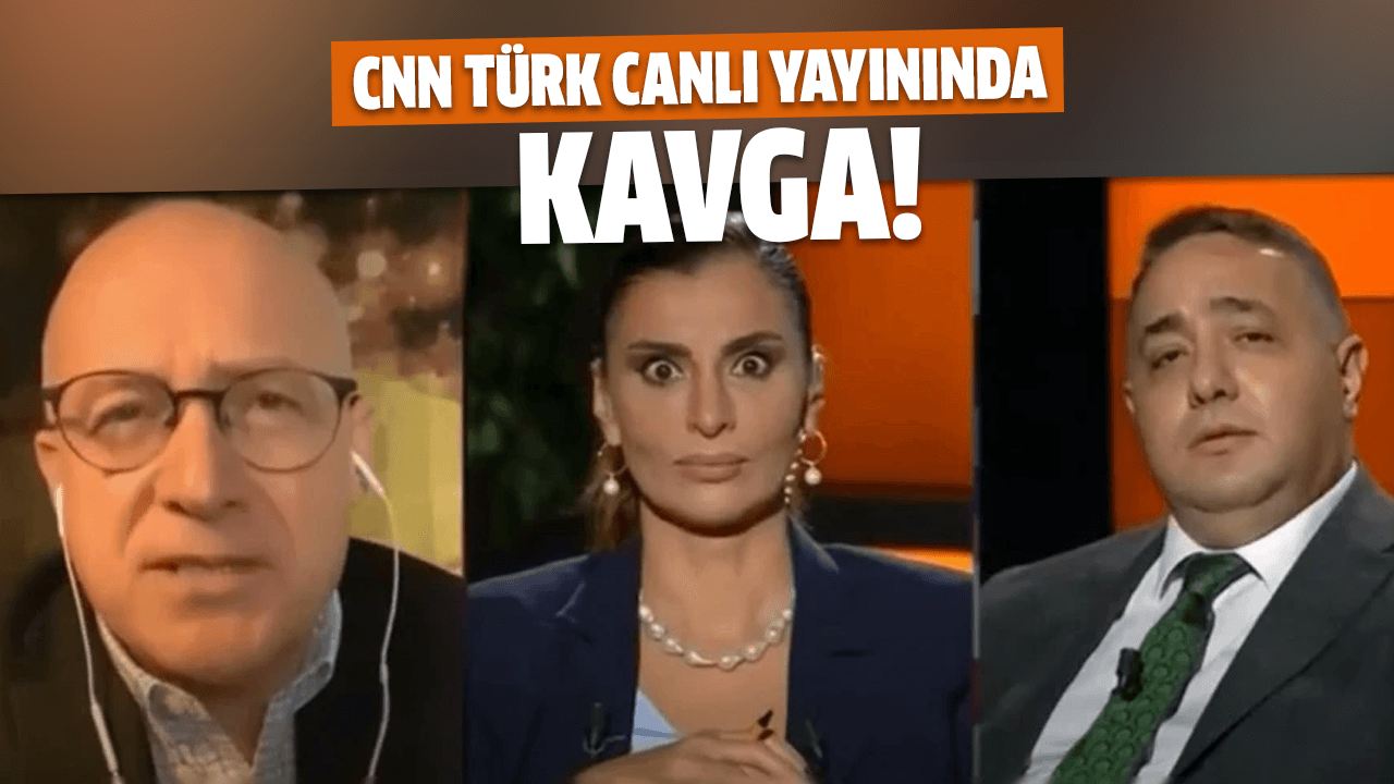 CNN Türk canlı yayınında kavga!