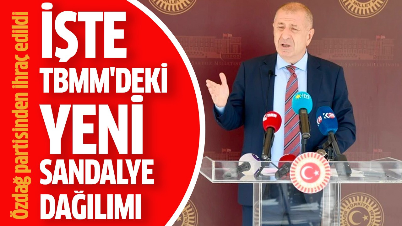 İşte TBMM'deki yeni sandalye dağılımı