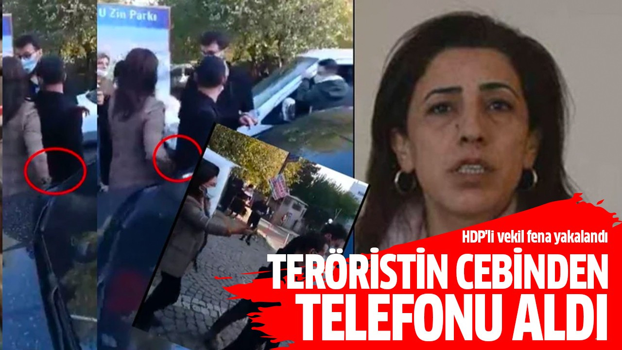 Teröristin cebinden telefonu aldı