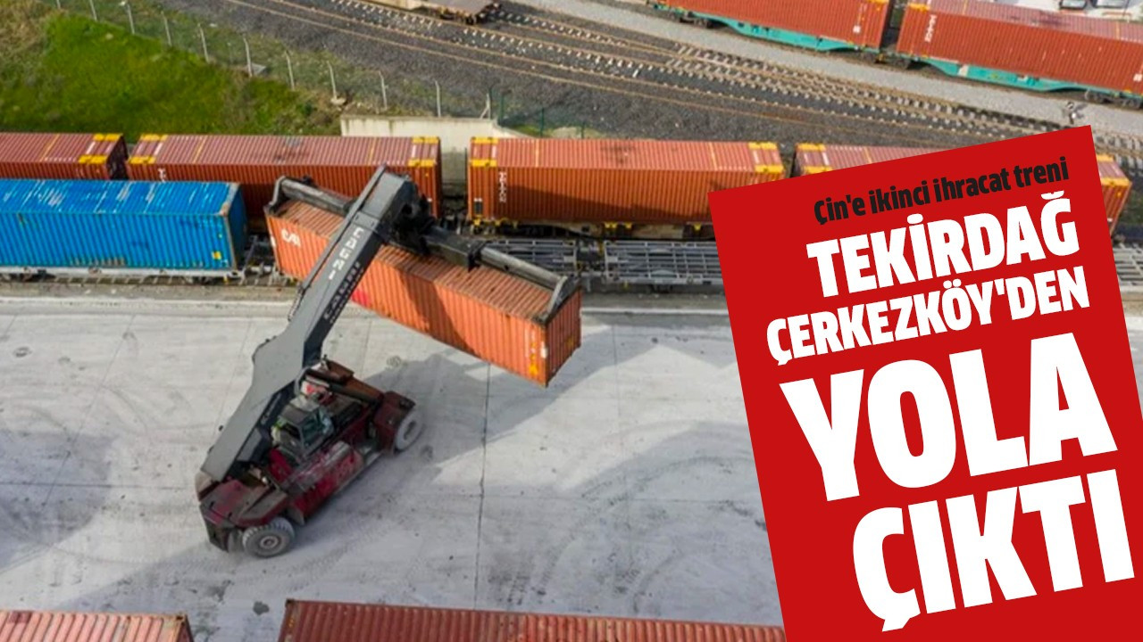 Tekirdağ Çerkezköy'den yola çıktı