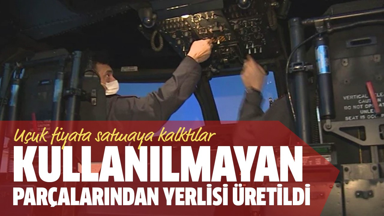 Kullanılmayan parçalarından yerlisi üretildi