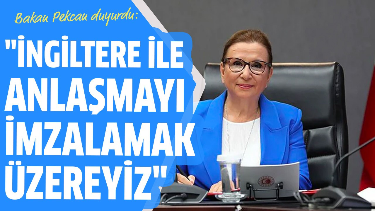 "İngiltere ile anlaşmayı imzalamak üzereyiz"