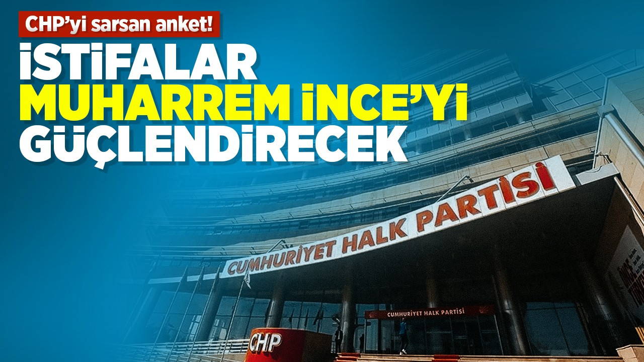 İstifalar Muharrem İnce'yi güçlendirecek