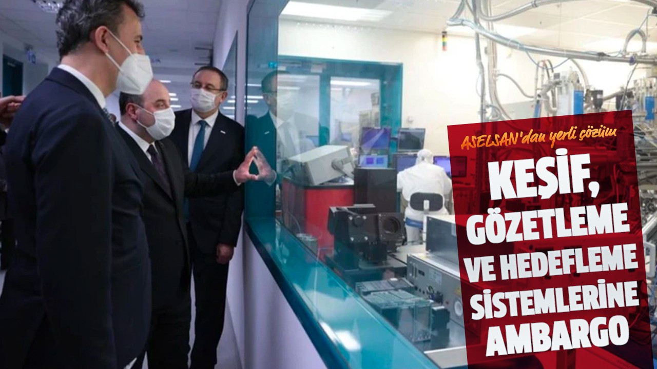 Keşif, gözetleme ve hedefleme sistemlerine ambargo