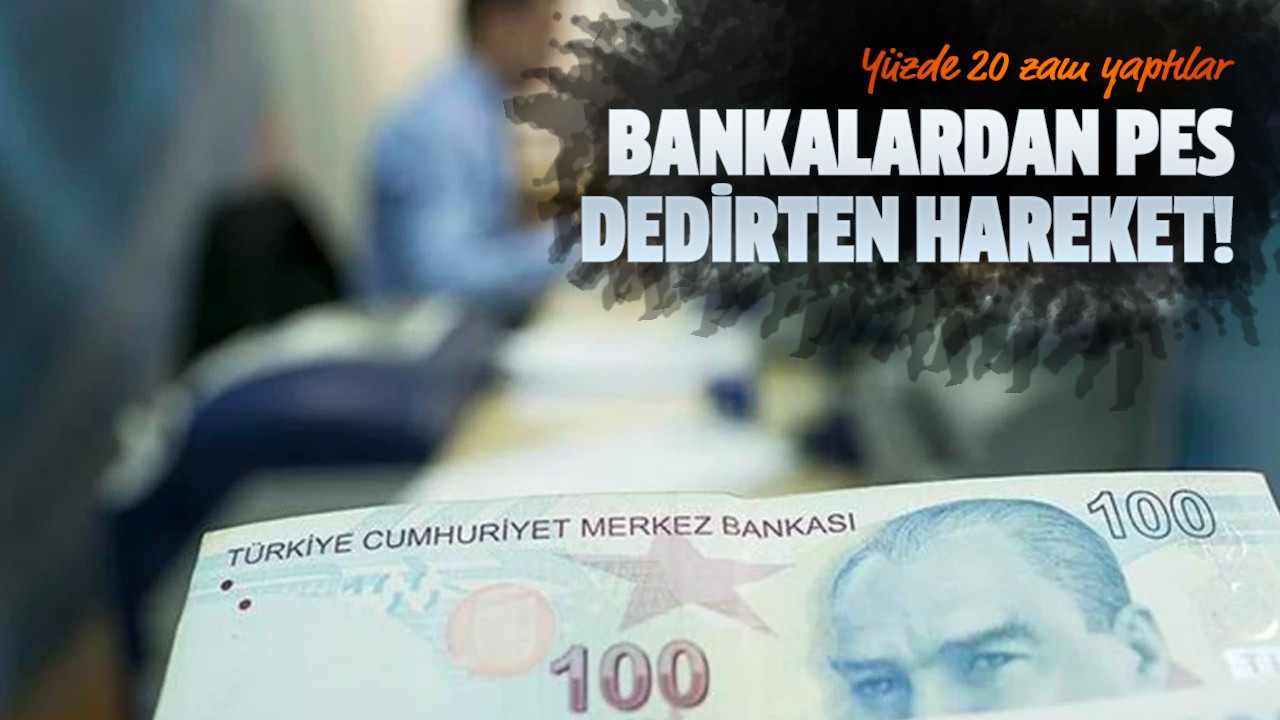 Bankalardan pes dedirten hareket!