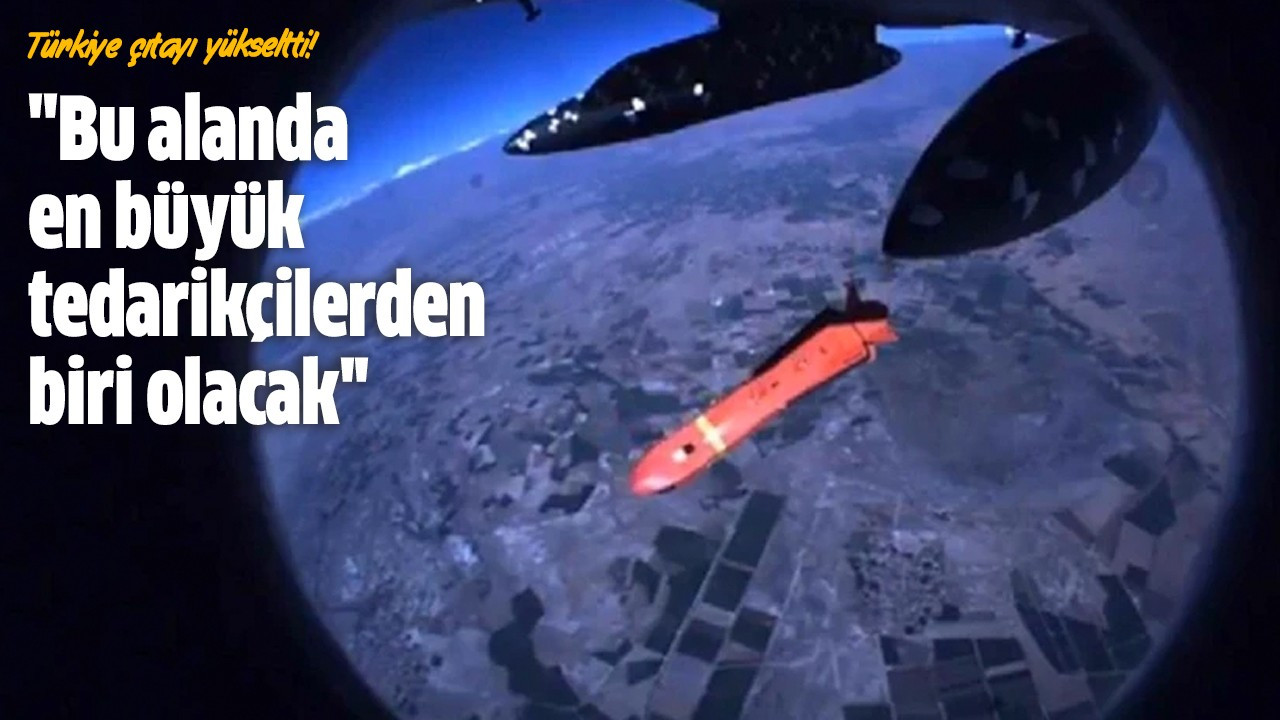 ''Bu alanda en büyük tedarikçilerden biri olacak''