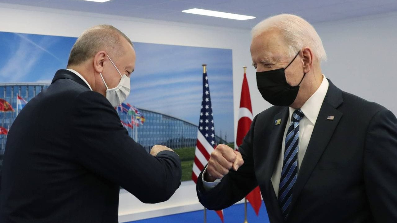 Cumhurbaşkanı Erdoğan, Biden ile bir araya geldi