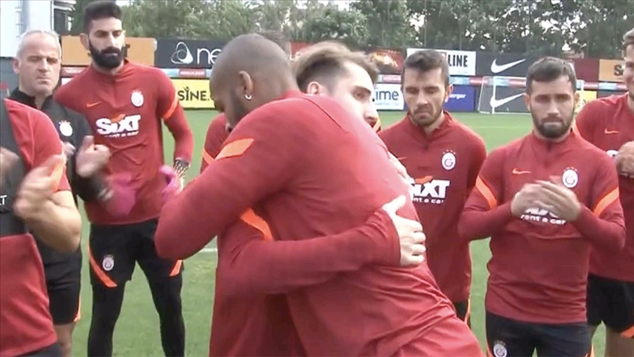 Galatasaray'da Kerem Aktürkoğlu ile Marcao barıştı
