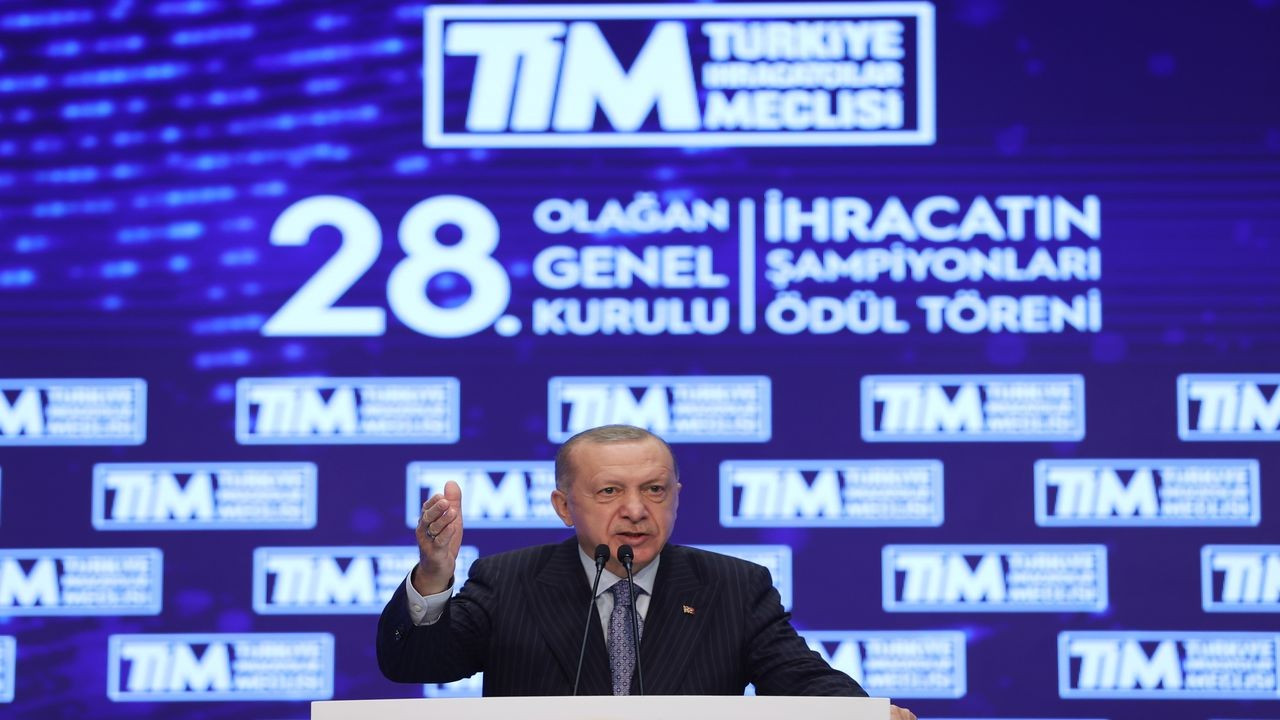 Erdoğan TİM 28. Olağan Genel Kuruluna katıldı