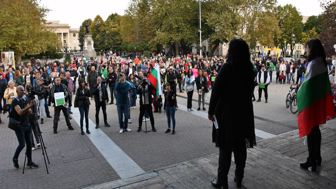 Bulgaristan'da "yeşil sertifika" protestosu