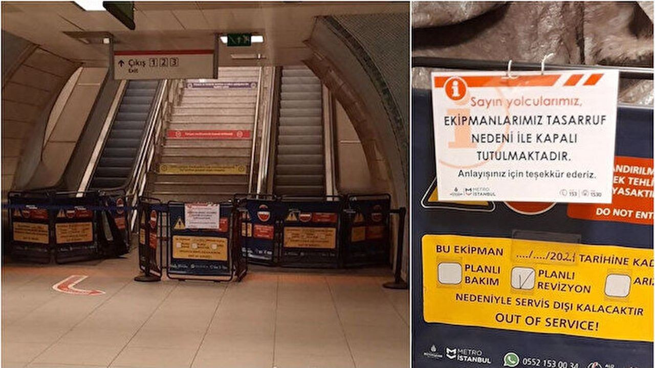 İstanbul metrolarında tasarruf dönemi