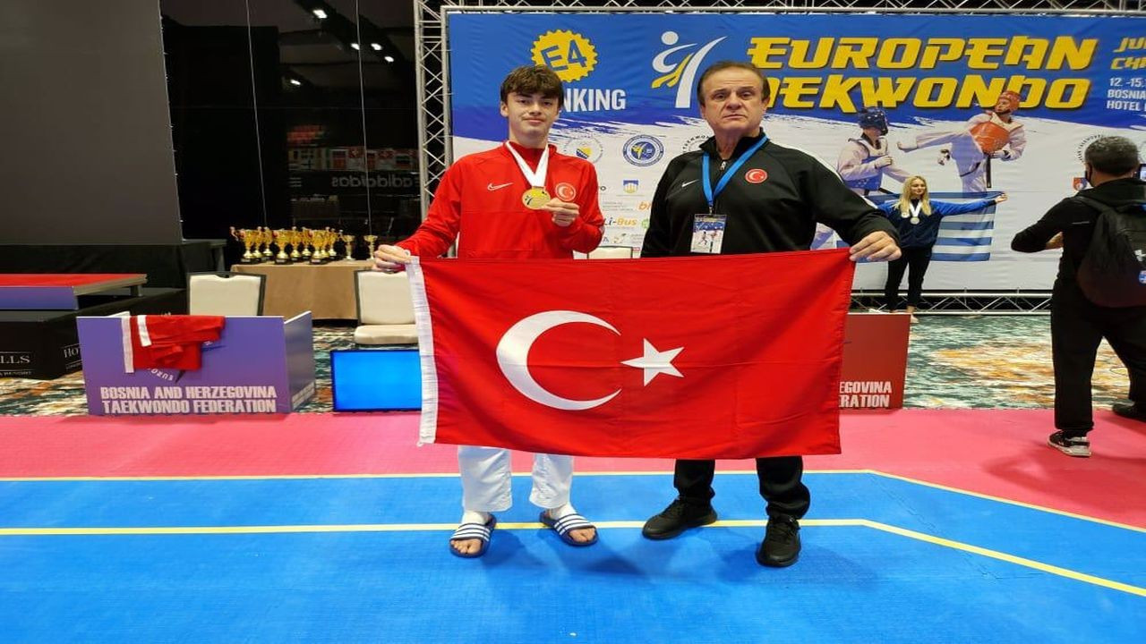 Yiğithan Kılıç, gençlerde Avrupa şampiyonu oldu