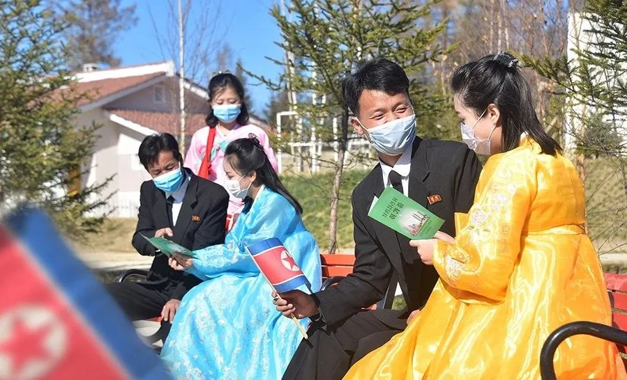 Kuzey Kore Lideri Kim, proje şehri Samjiyon'da