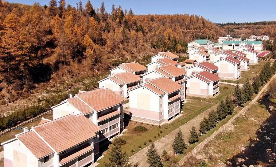 Kuzey Kore Lideri Kim, proje şehri Samjiyon'da