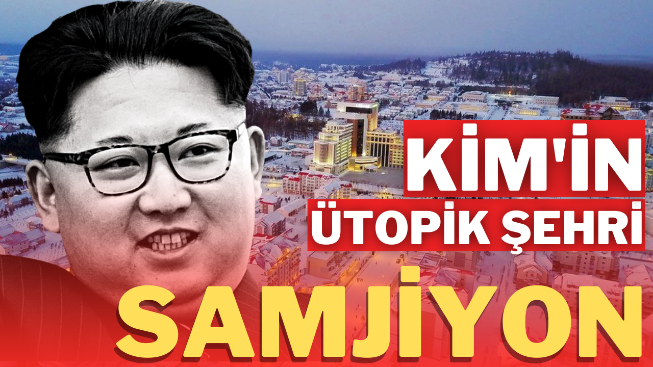 Kuzey Kore Lideri Kim, proje şehri Samjiyon'da