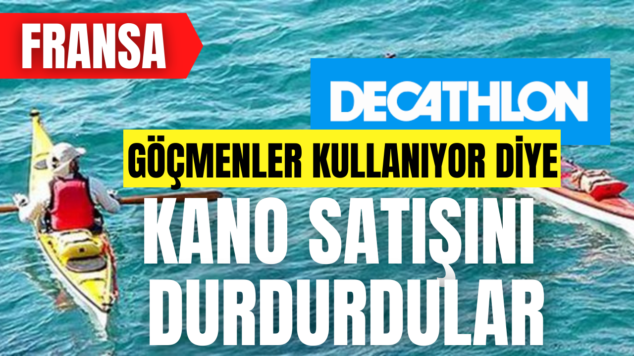 Decathlon Fransa'da kano satışlarını durdurdu