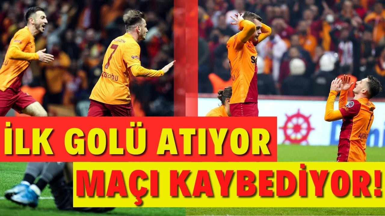 Galatasaray ilk golü bulduğu maçları kaybediyor