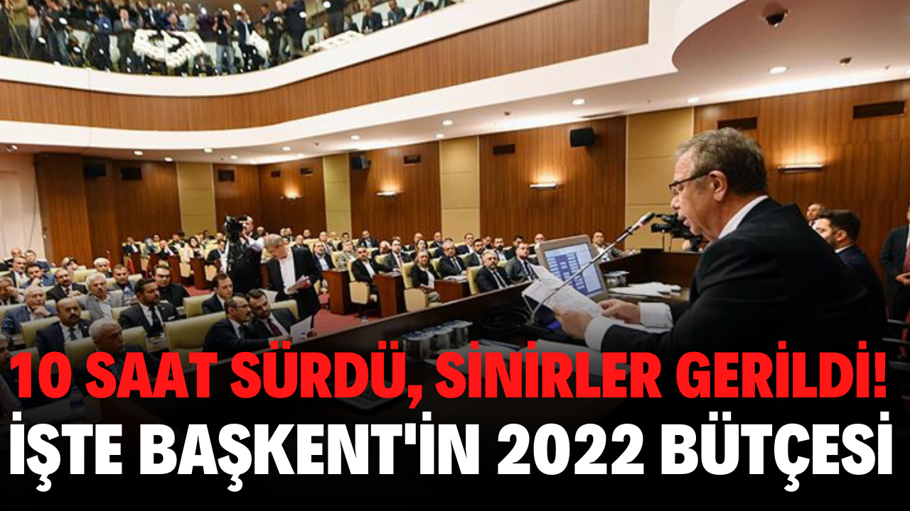 Ankara Büyükşehir Belediyesi 2022 yılı bütçesi