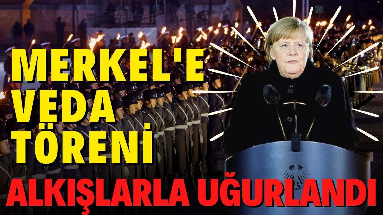 Almanya'da Merkel'e veda töreni