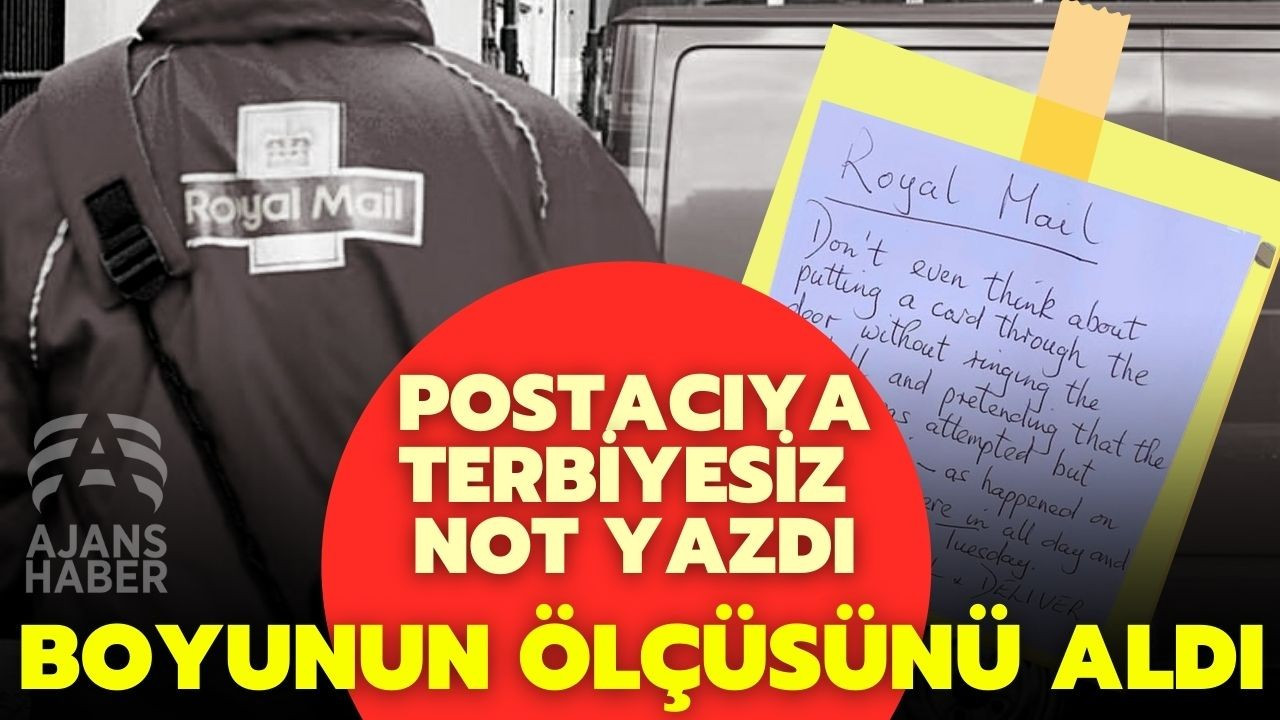 Postacı, terbiyesiz ev sahibini ifşa etti