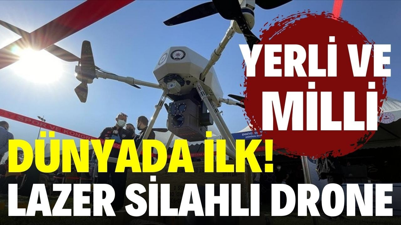 Dünyanın ilk lazer silahlı dronu "Eren"