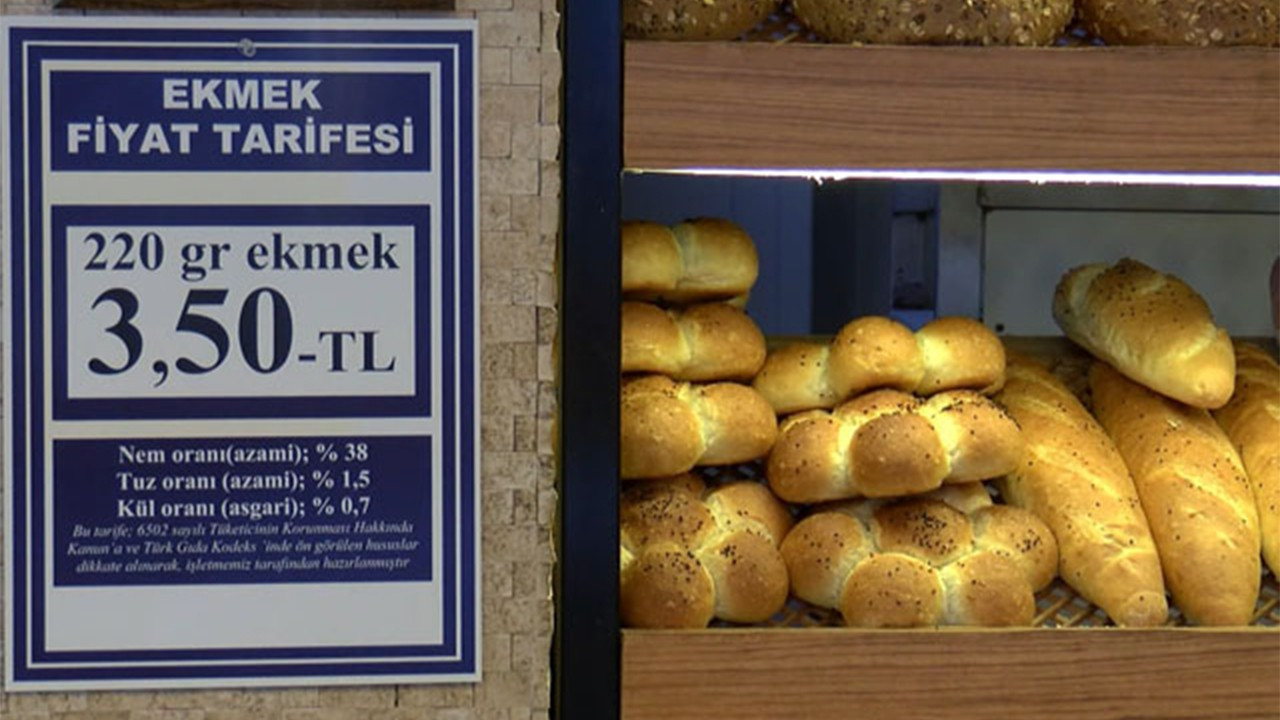 İstanbul'da ekmeğe yine zam