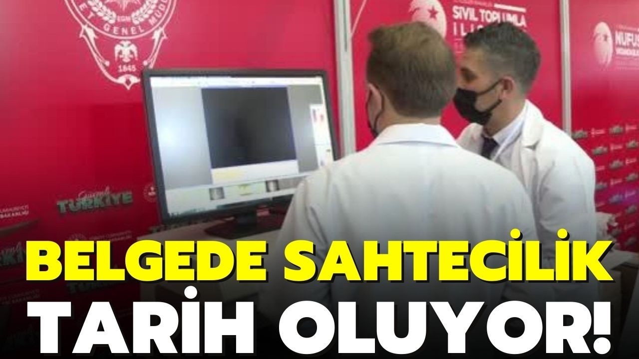 Belgede sahteciliği belirleyen cihaz ilgi odağı