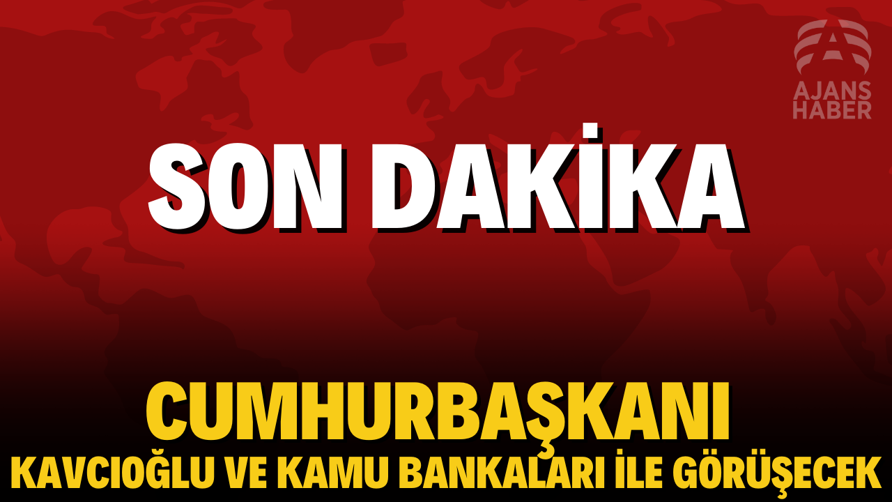 Cumhurbaşkanı, Kavcıoğlu ve bankacılarla görüşecek