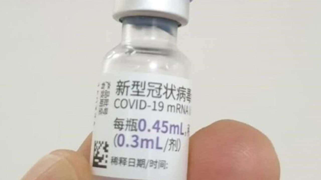 Çince etiketli mRNA aşısıyla ilgili açıklama