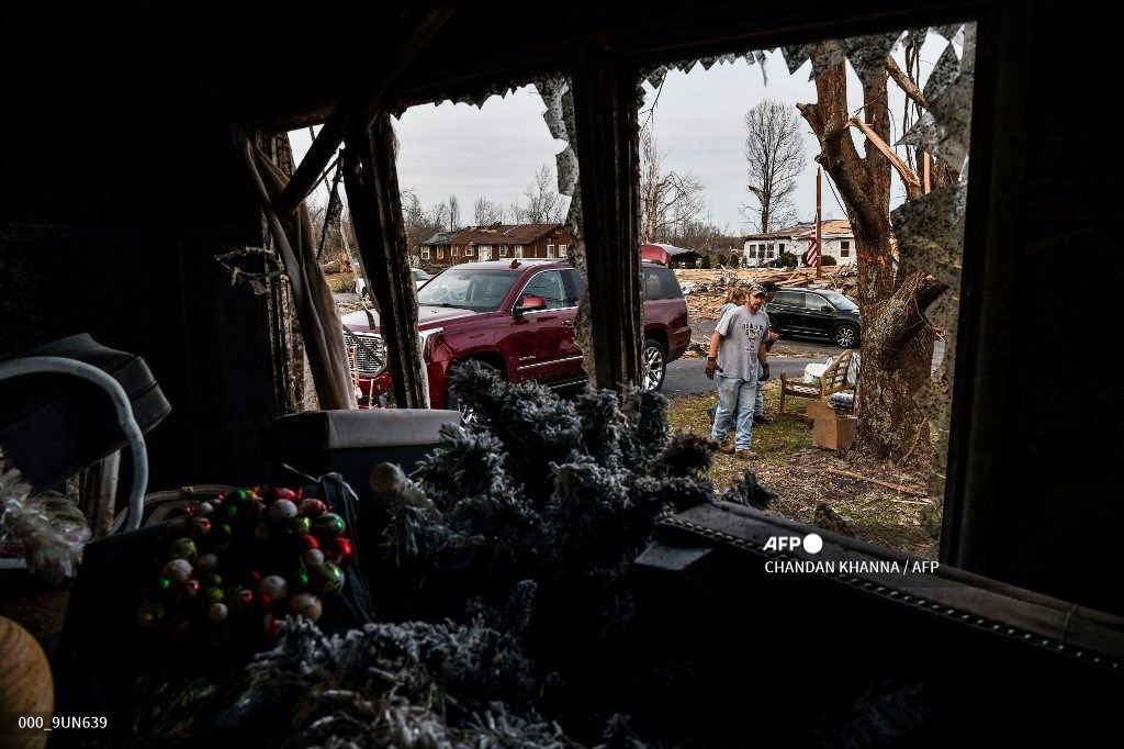 Hortumun neden olduğu yıkım havadan görüntülendi - Sayfa 16