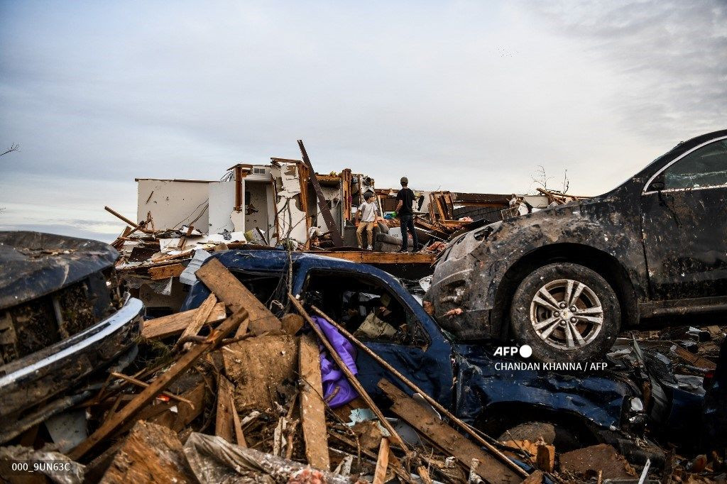 Hortumun neden olduğu yıkım havadan görüntülendi - Sayfa 19
