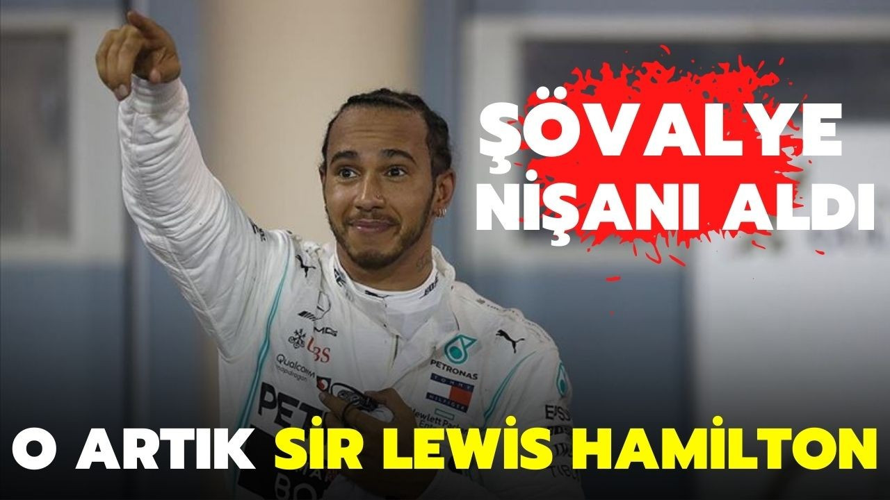 F1 pilotu Hamilton şövalyelik nişanı aldı