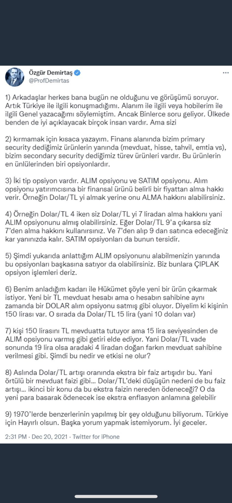 Yeni finansal program hakkında kimler neler dedi? - Sayfa 7