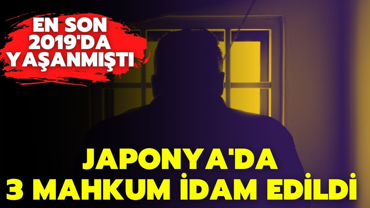 Japonya'da 3 mahkum idam edildi