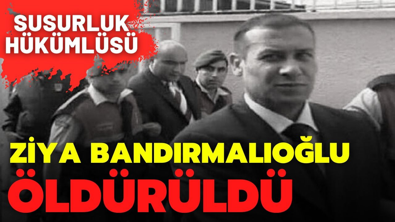 Susurluk hükümlüsü Ziya Bandırmalıoğlu öldürüldü