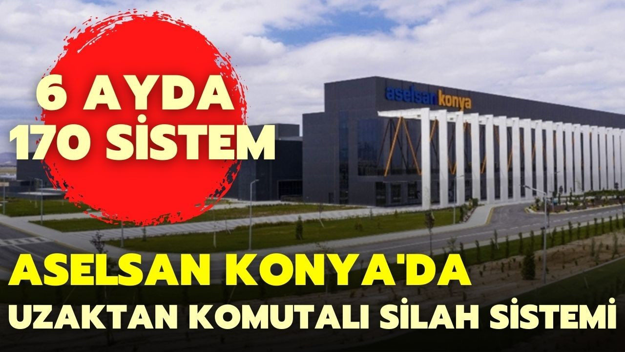 ASELSAN uzaktan komutalı silah sistemi üretti